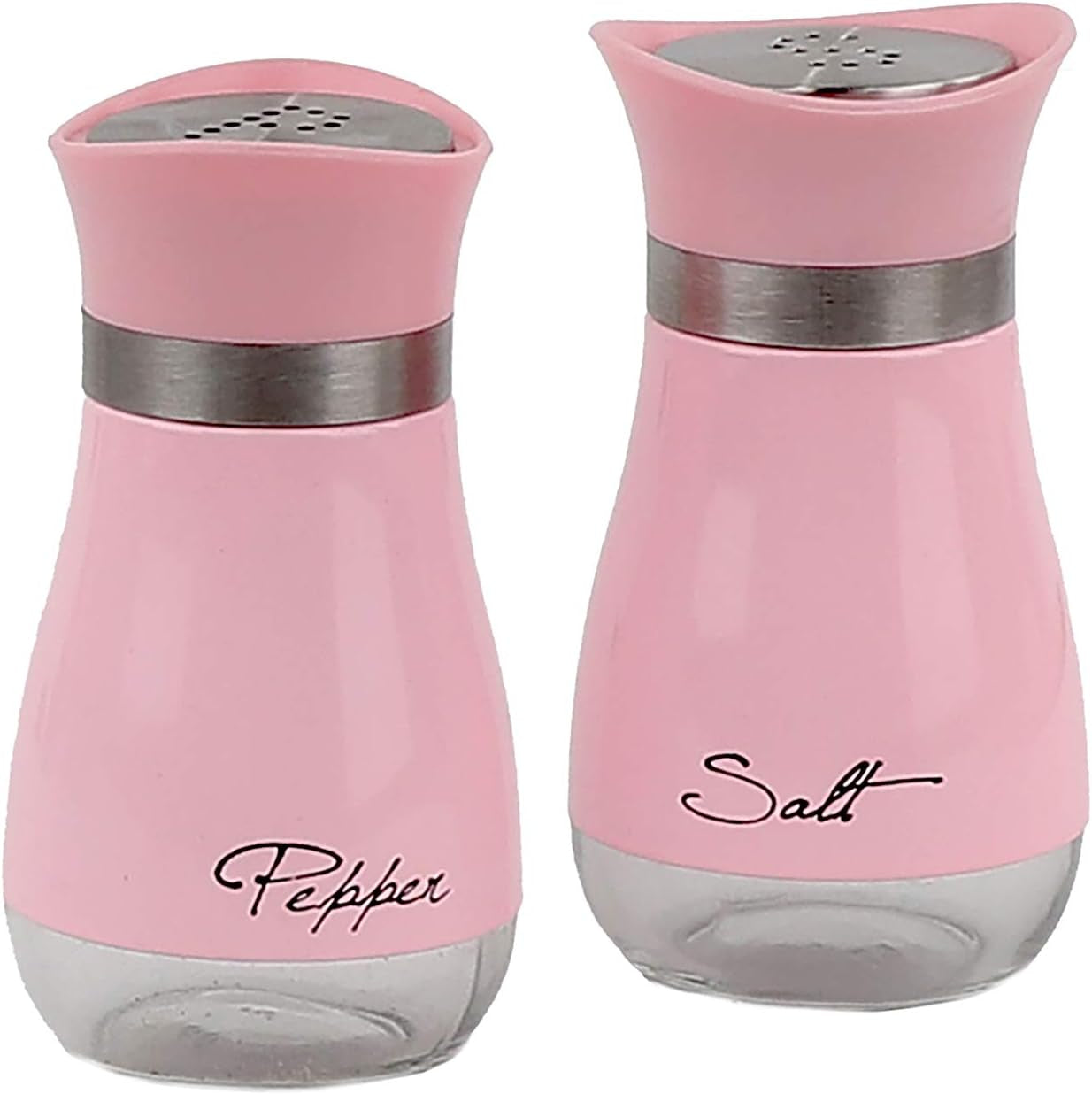 Chic Pink Salt & Pepper Shakers for Stylish Dining