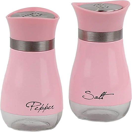 Chic Pink Salt & Pepper Shakers for Stylish Dining