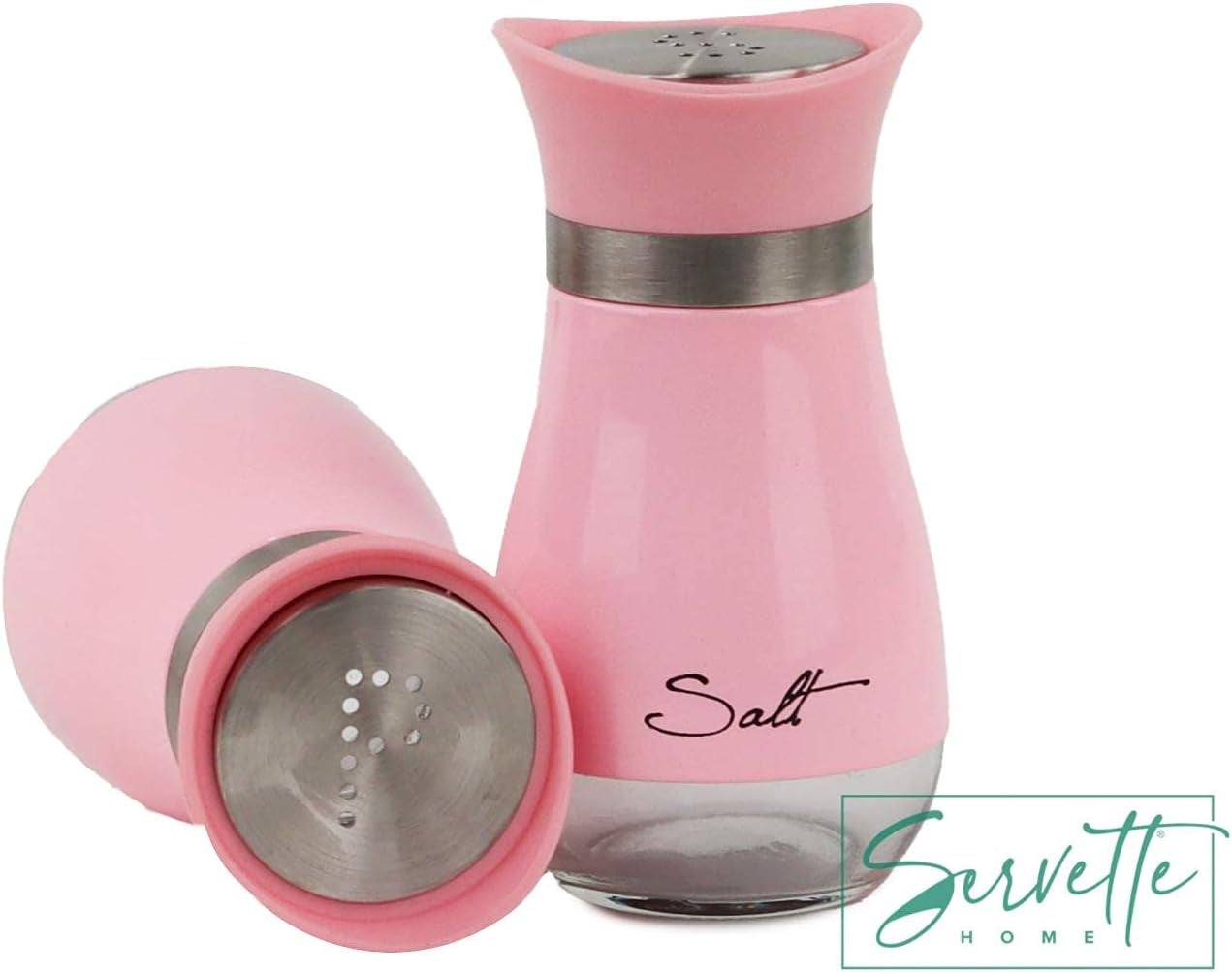 Chic Pink Salt & Pepper Shakers for Stylish Dining
